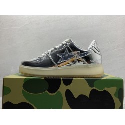GT A Bathing Ape Bape Sta Low Hajime Sorayama Silver 001FWH231950_SVR