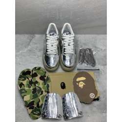 GT A Bathing Ape Bape Sta Low Hajime Sorayama Silver 001FWH231950_SVR
