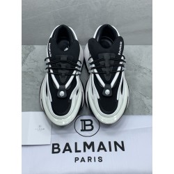 GT Balmain Unicorn Black White Sneaker YM1VJ309KNOC