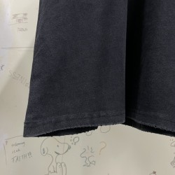GT Balenciaga 360 Tubular Black Tee 720501TNVD51070