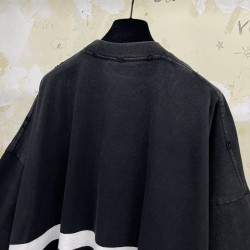 GT Balenciaga 360 Tubular Black Tee 720501TNVD51070