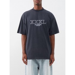 GT Balenciaga XXXL Black Tee 641675TNVD81070