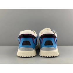 GT Off White Midtop Sponge Sneakers White UNC Blue