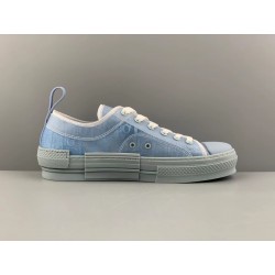 GT Dior B23 Low Top Oblique Blue Grey