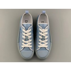 GT Dior B23 Low Top Oblique Blue Grey