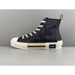 GT Dior B23 High Top Black CD Diamond 3SH118ZPP_H900