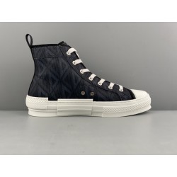 GT Dior B23 High Top Black CD Diamond 3SH118ZPP_H900