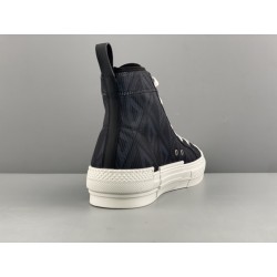 GT Dior B23 High Top Black CD Diamond 3SH118ZPP_H900