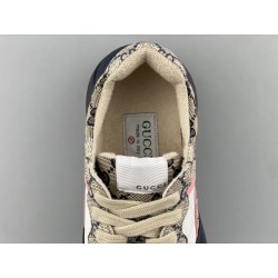 GT Gucci Rhyton Beige and Blue GG Supreme Canvas ‎692902 UIQ30 1061 