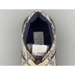 GT Gucci Rhyton GG Canvas Supreme Grey Navy 721750 AAA9S 1094