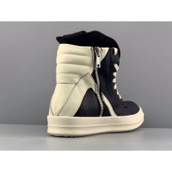 GT Rick Owens Geobasket Black Milk RU02B2894 LPO 911