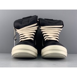 GT Rick Owens Geobasket Black Milk RU02B2894 LPO 911