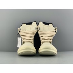 GT Rick Owens Geobasket Milk Black RU02B2894 LPO 911