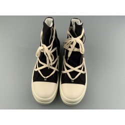 GT Rick Owens DRKSHDW Strobe Cotton Denim Hexa High Black Milk DU02B4805 DQ 911