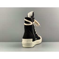 GT Rick Owens DRKSHDW Phlegethon High Black Canvas RU01B1890