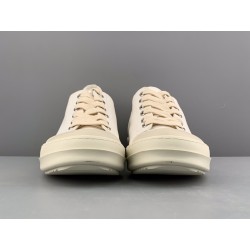 Rick Owens DRKSHDW Phlegethon Low Dirty White Canvas DU21S2802 TNAPH2 911