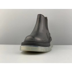 GT Bottega Veneta Tire Ankle Chelsea Boot Black Transparent 630297VBS501445