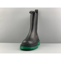 GT Bottega Veneta Tire Chelsea Boot Black Green