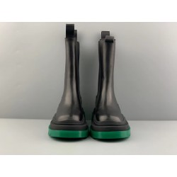 GT Bottega Veneta Tire Chelsea Boot Black Green