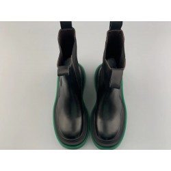 GT Bottega Veneta Tire Chelsea Boot Black Green