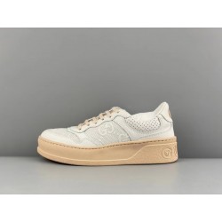 GT Gucci GG Sneaker White GG Embossed Leather 684911 1XL10 9014