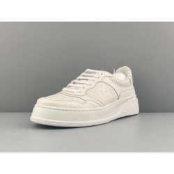 GT Gucci GG Sneaker White GG Embossed Leather ‎669582 1XL10 9014