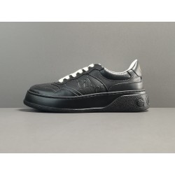 GT GG Sneaker Black GG Embossed Leather 669582 1XL10 1000