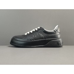 GT GG Sneaker Black GG Embossed Leather 669582 1XL10 1000