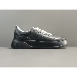 GT GG Sneaker Black GG Embossed Leather 669582 1XL10 1000