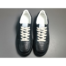 GT GG Sneaker Black GG Embossed Leather 669582 1XL10 1000