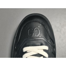 GT GG Sneaker Black GG Embossed Leather 669582 1XL10 1000
