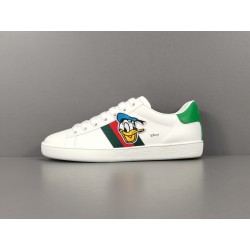 GT Gucci Ace Donald Duck Patch Sneaker 649399 1XG60 9114