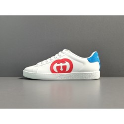 GT Gucci Ace Sneaker Interlocking G White Red Blue