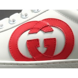 GT Gucci Ace Sneaker Interlocking G White Red Blue