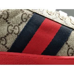 GT Gucci Ace GG Supreme Canvas Brown