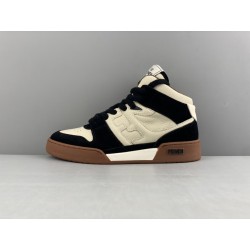 GT Fendi Match Black White Leather High-Tops