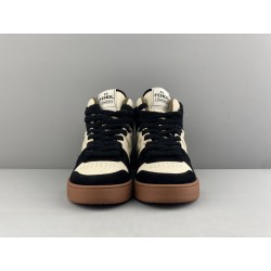 GT Fendi Match Black White Leather High-Tops