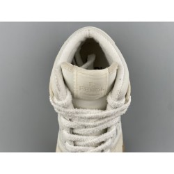 GT Fendi Match White Leather High-Tops