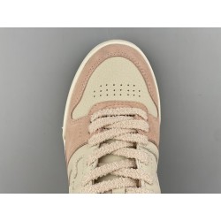 GT Fendi Match Beige Pink Leather High-Tops