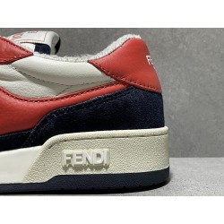 GT Fendi Match Navy Red Suede 8E8252AI1NF1IE6