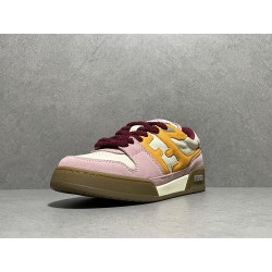 GT Fendi Match Pink Yellow Suede