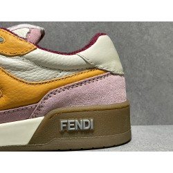 GT Fendi Match Pink Yellow Suede