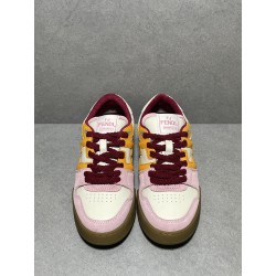 GT Fendi Match Pink Yellow Suede