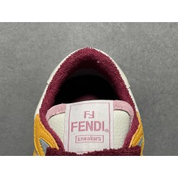 GT Fendi Match Pink Yellow Suede