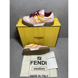 GT Fendi Match Pink Yellow Suede