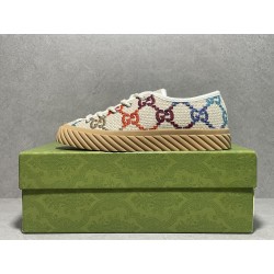 GT Gucci High Maxi Multicolor GG Canvas Sneaker