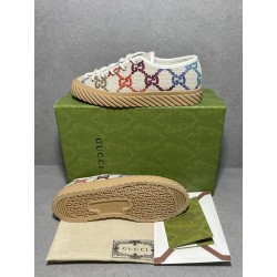 GT Gucci High Maxi Multicolor GG Canvas Sneaker