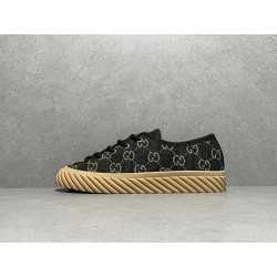 GT Gucci GG Black Denim Sneaker Low