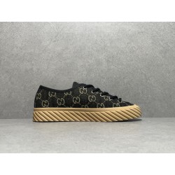 GT Gucci GG Black Denim Sneaker Low