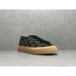 GT Gucci GG Black Denim Sneaker Low